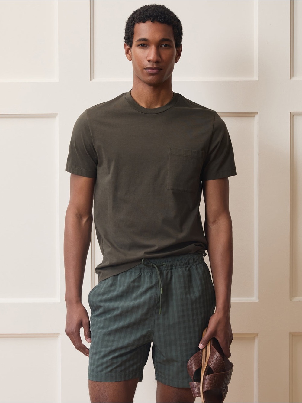 Todd Snyder Premium Jersey Tee M Snyder Olive Made in USA
